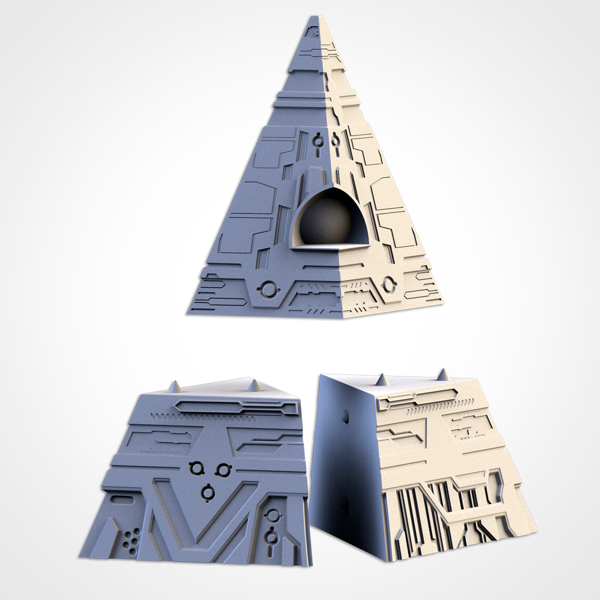 Xeno Pyramids – Alien Monuments & Ancient Structures for 28–32mm Games