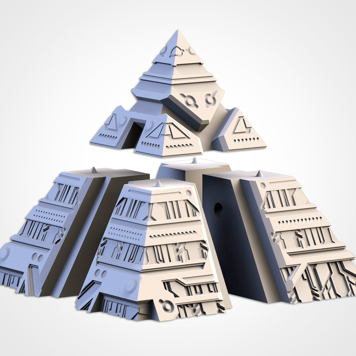 Xeno Pyramids – Alien Monuments & Ancient Structures for 28–32mm Games
