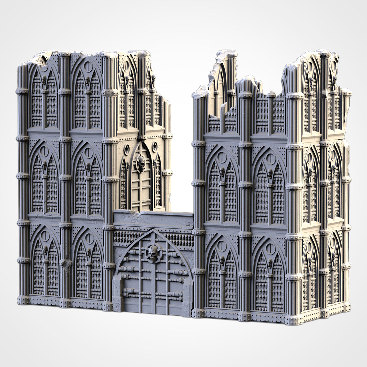 Cathedral Ruins Set II – 3D Printed Gothic Ruins for 28–32mm Games