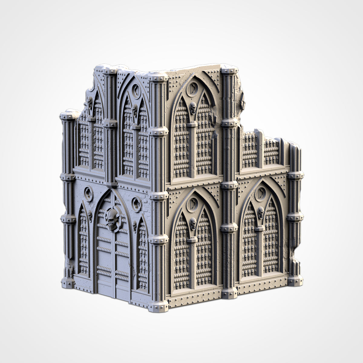 Cathedral Ruins Set II – 3D Printed Gothic Ruins for 28–32mm Games