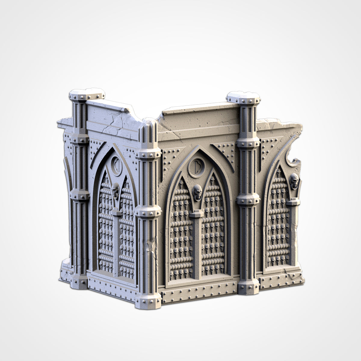 Cathedral Ruins Set II – 3D Printed Gothic Ruins for 28–32mm Games