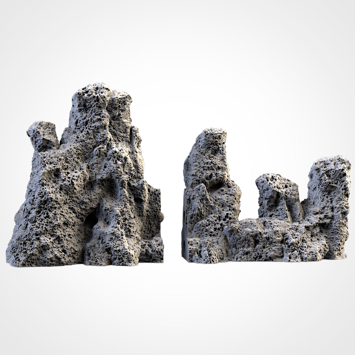 Volcanic Rocks – Jagged Lava Terrain for 28–32mm Games