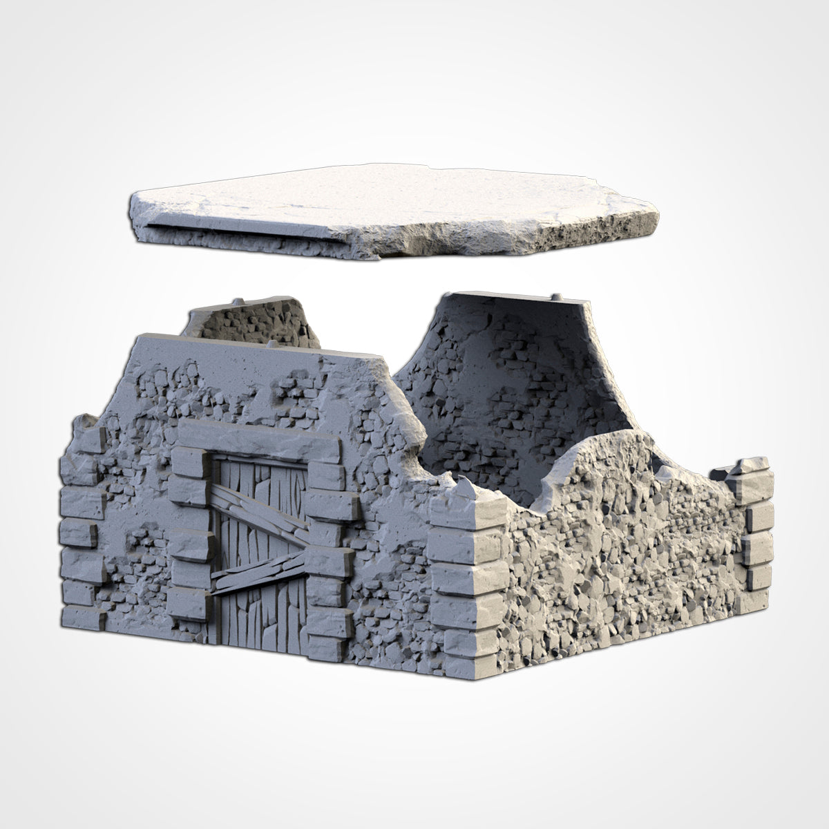 Abandoned Town - Modular Ruins for 28–32mm Games