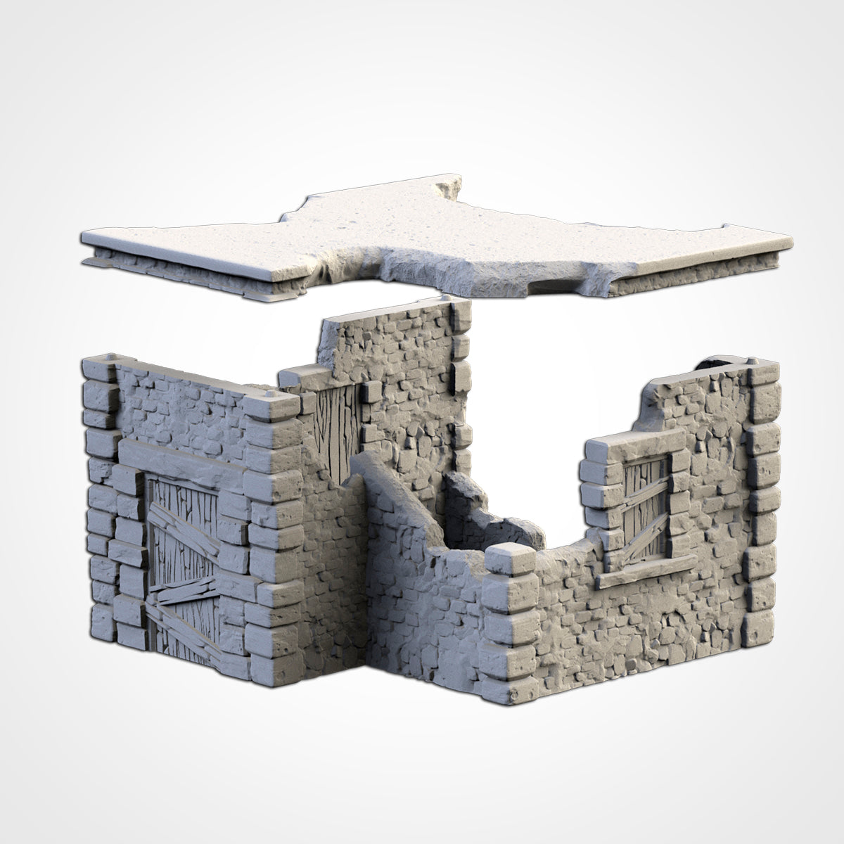 Abandoned Town - Modular Ruins for 28–32mm Games