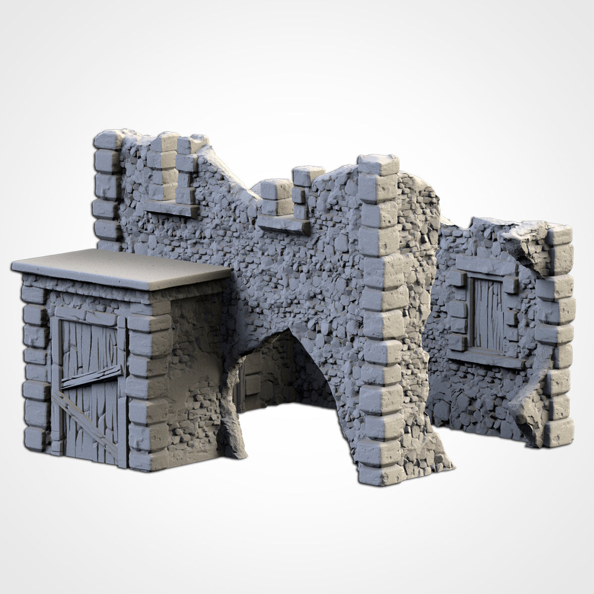 Abandoned Town - Modular Ruins for 28–32mm Games