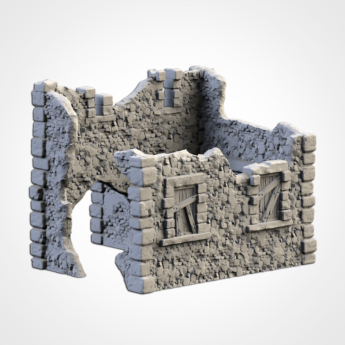 Abandoned Town - Modular Ruins for 28–32mm Games