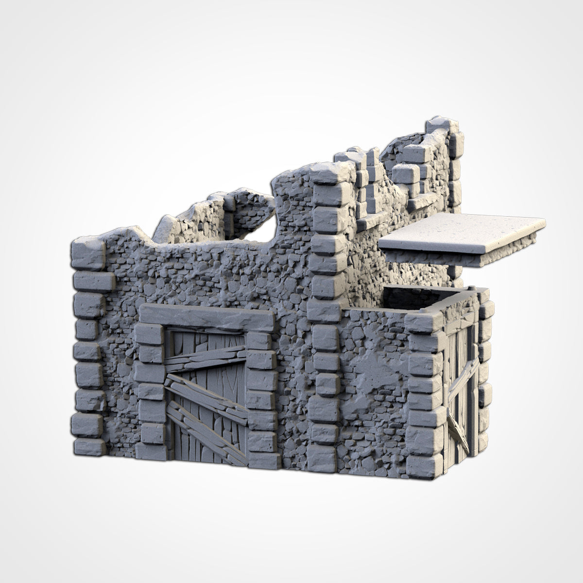 Abandoned Town - Modular Ruins for 28–32mm Games
