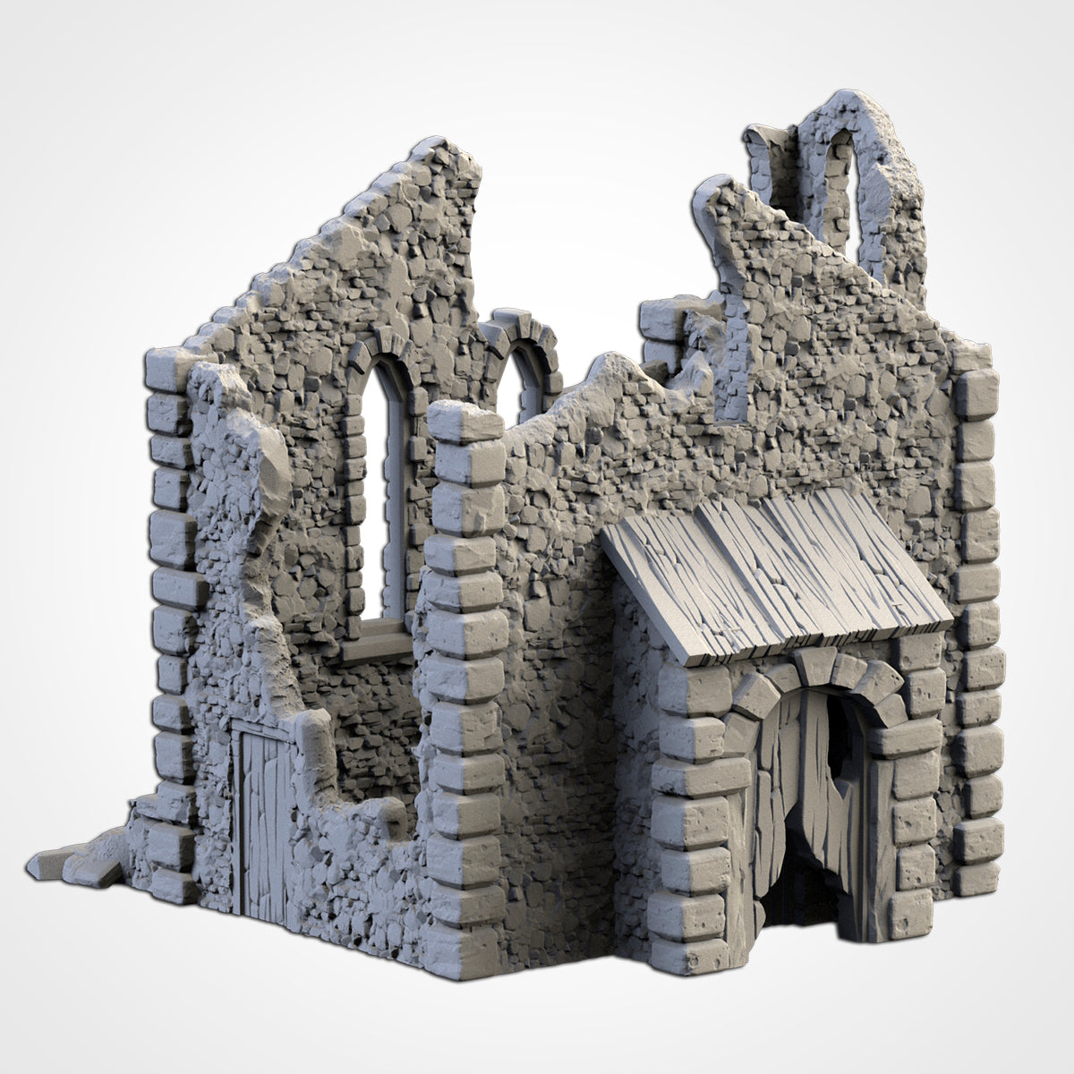 Abandoned Town - Modular Ruins for 28–32mm Games