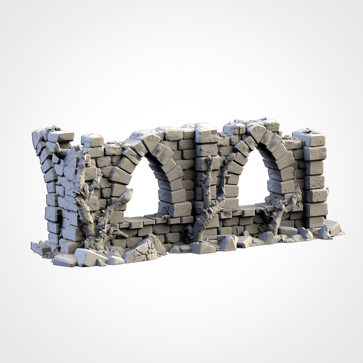 Abandoned City Ruins - Modular City Ruins for 28–32mm Games