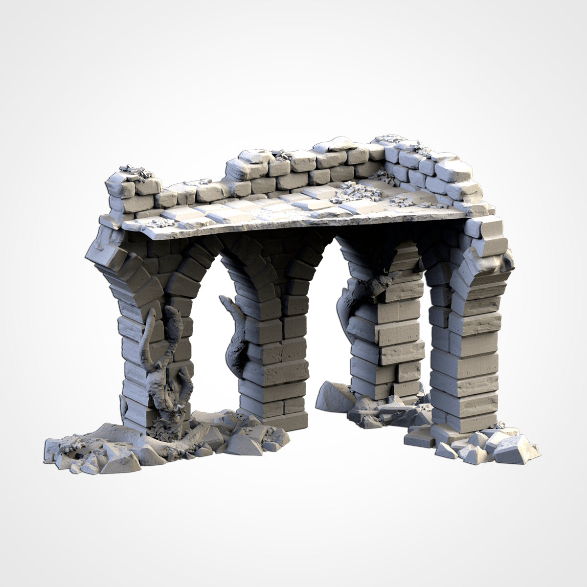 Abandoned City Ruins - Modular City Ruins for 28–32mm Games