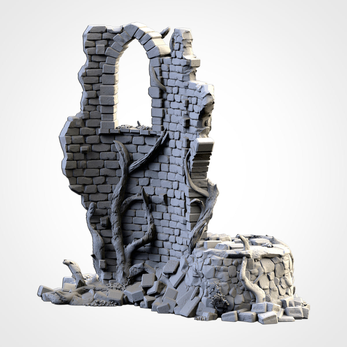 Abandoned City Ruins - Modular City Ruins for 28–32mm Games