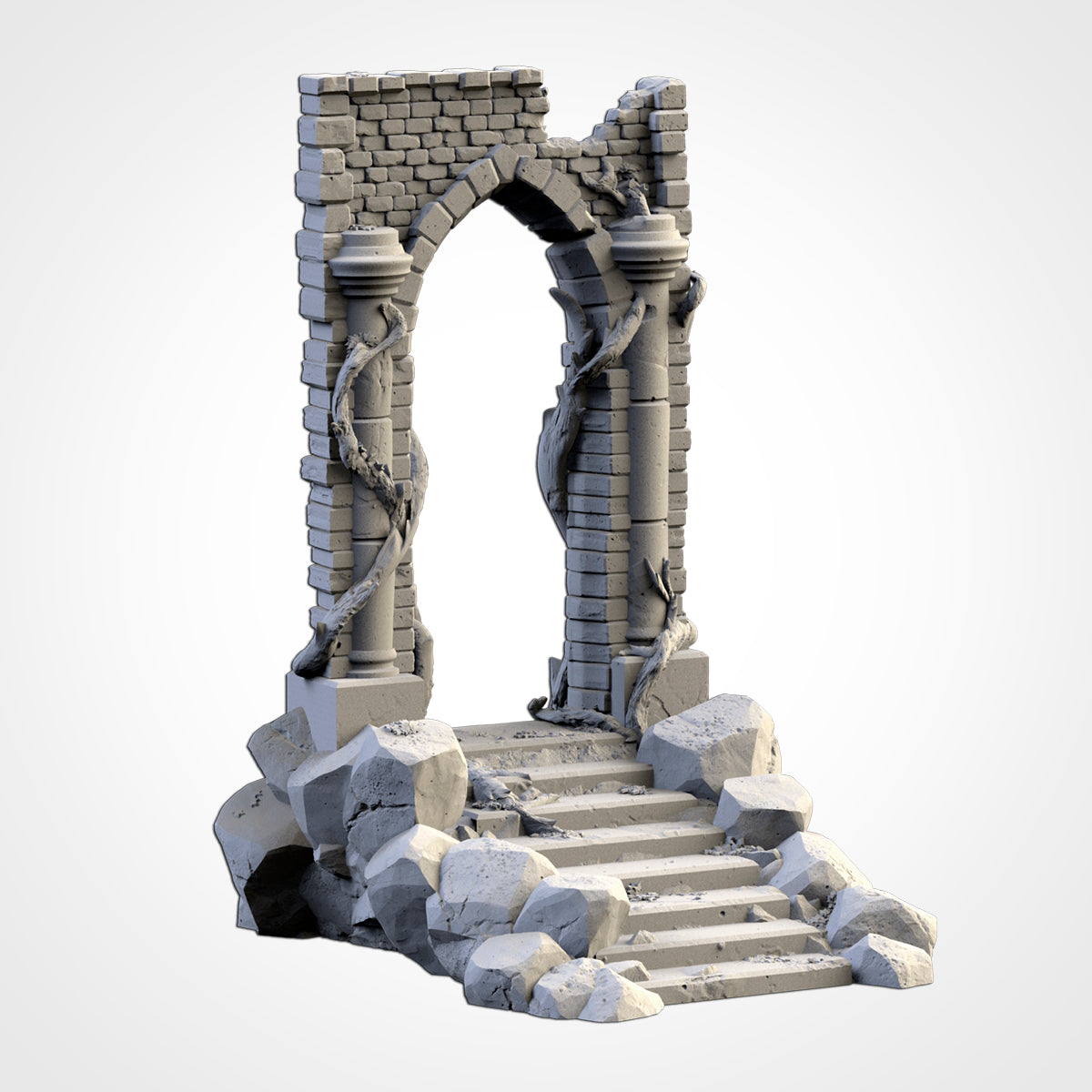 Abandoned City Ruins - Modular City Ruins for 28–32mm Games
