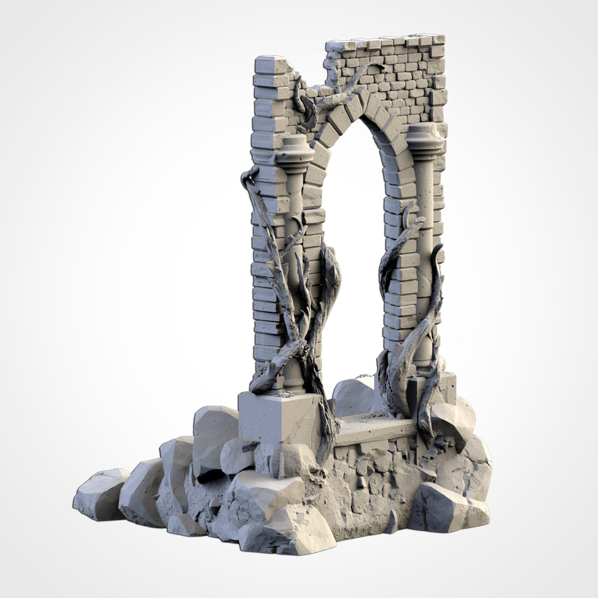 Abandoned City Ruins - Modular City Ruins for 28–32mm Games