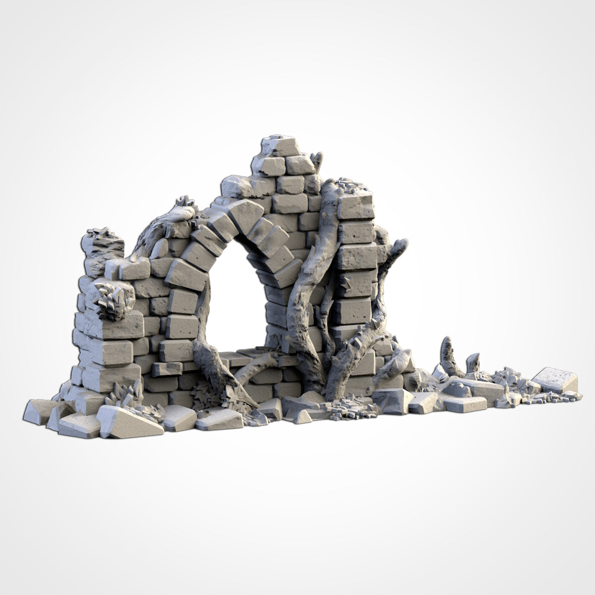 Abandoned City Ruins - Modular City Ruins for 28–32mm Games