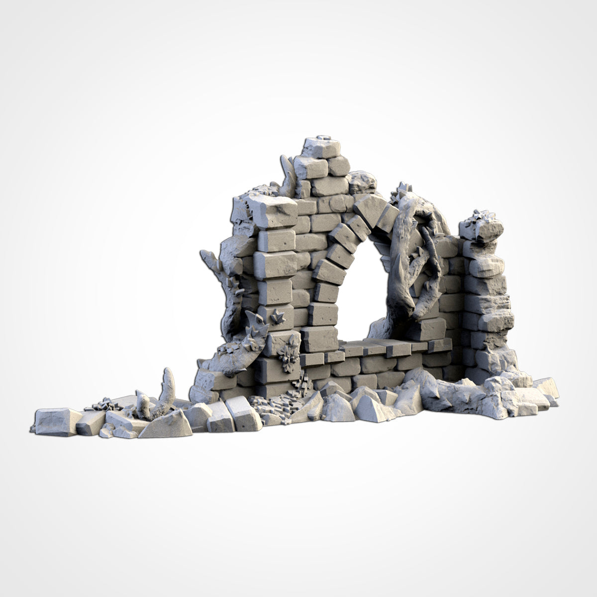 Abandoned City Ruins - Modular City Ruins for 28–32mm Games