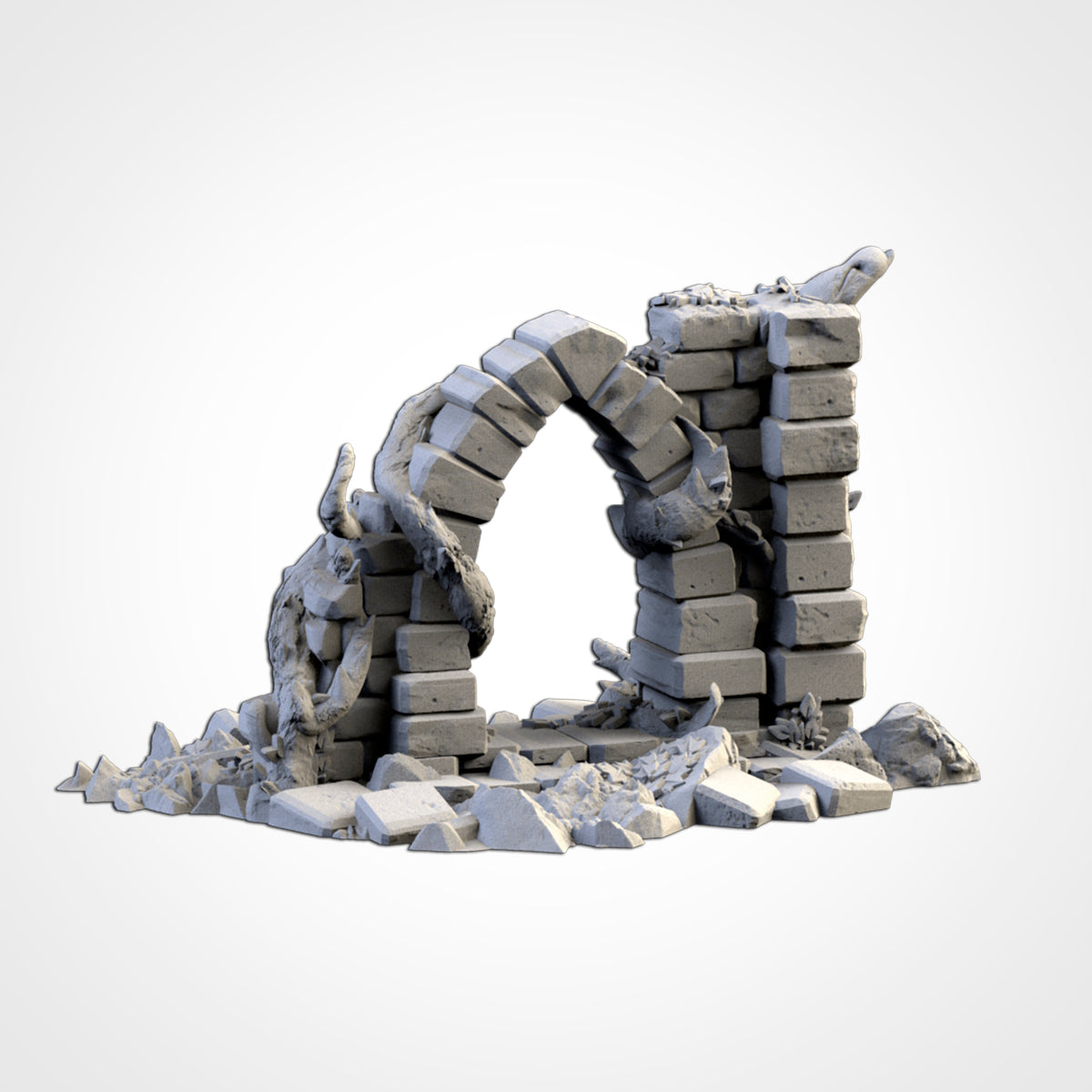 Abandoned City Ruins - Modular City Ruins for 28–32mm Games