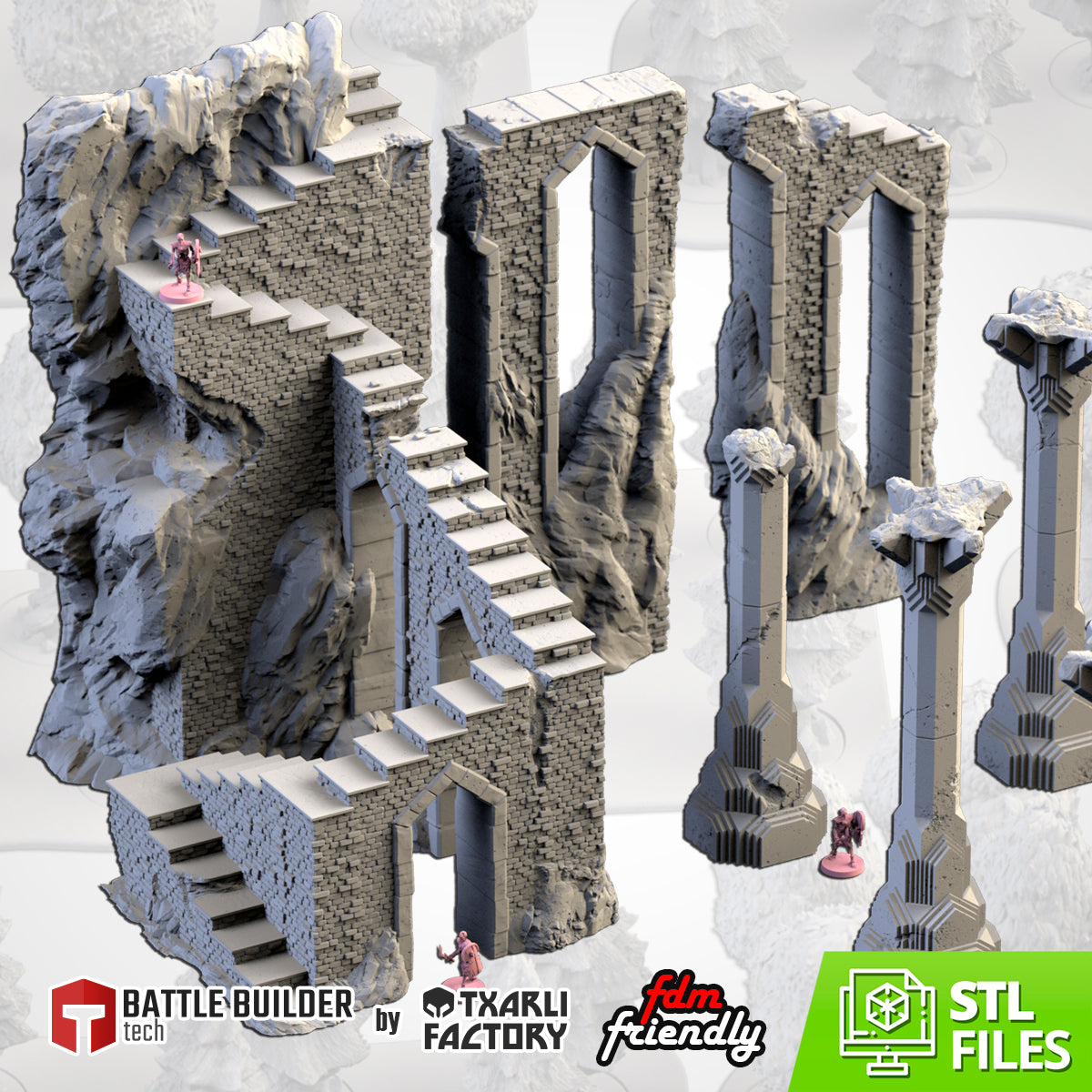 Dwarven Mines – Modular Terrain Set for 28–32mm Games