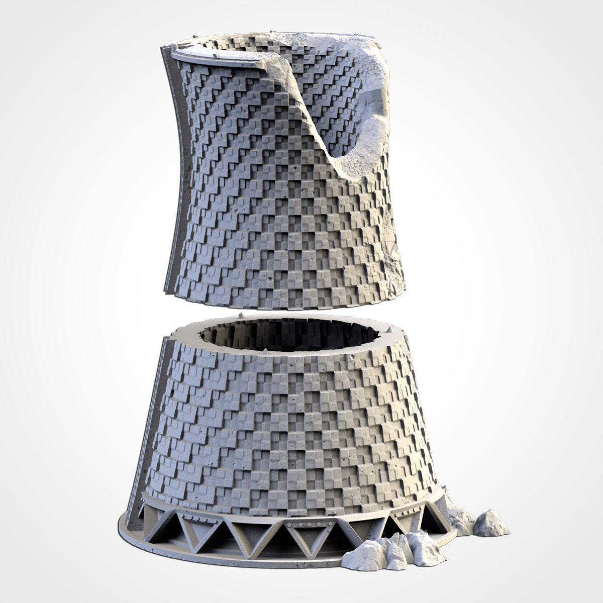 Nuclear Power Plants – Industrial Reactor Terrain for 28–32mm Wargaming