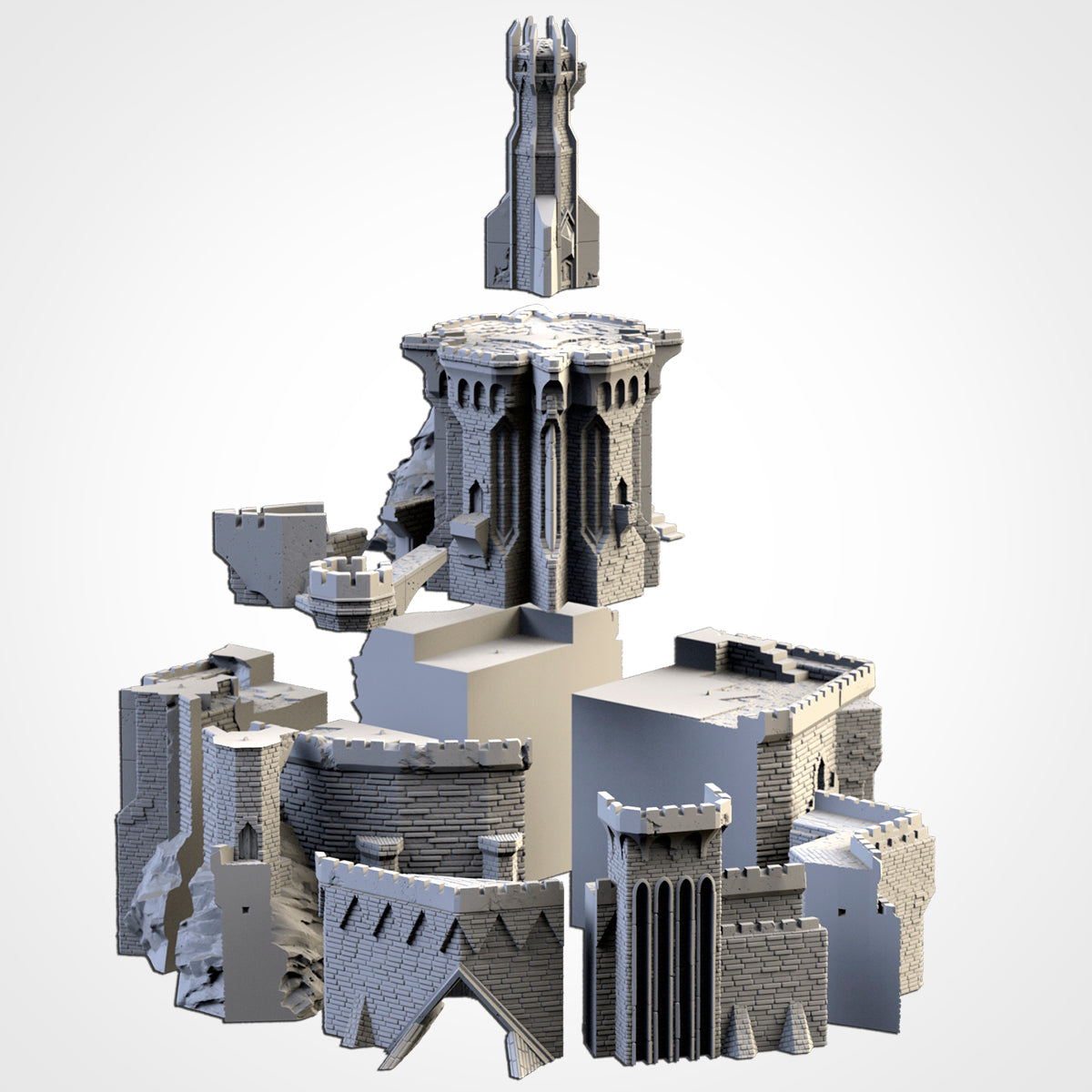 Dark Fortress – Towering Modular Fortress Terrain for 28–32mm Games