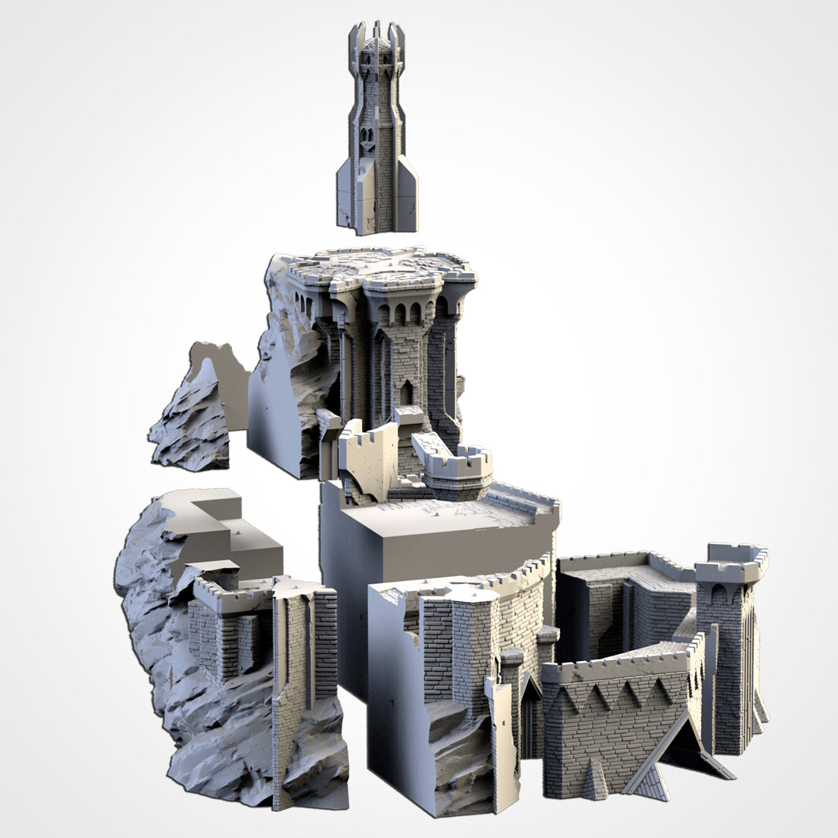Dark Fortress – Towering Modular Fortress Terrain for 28–32mm Games