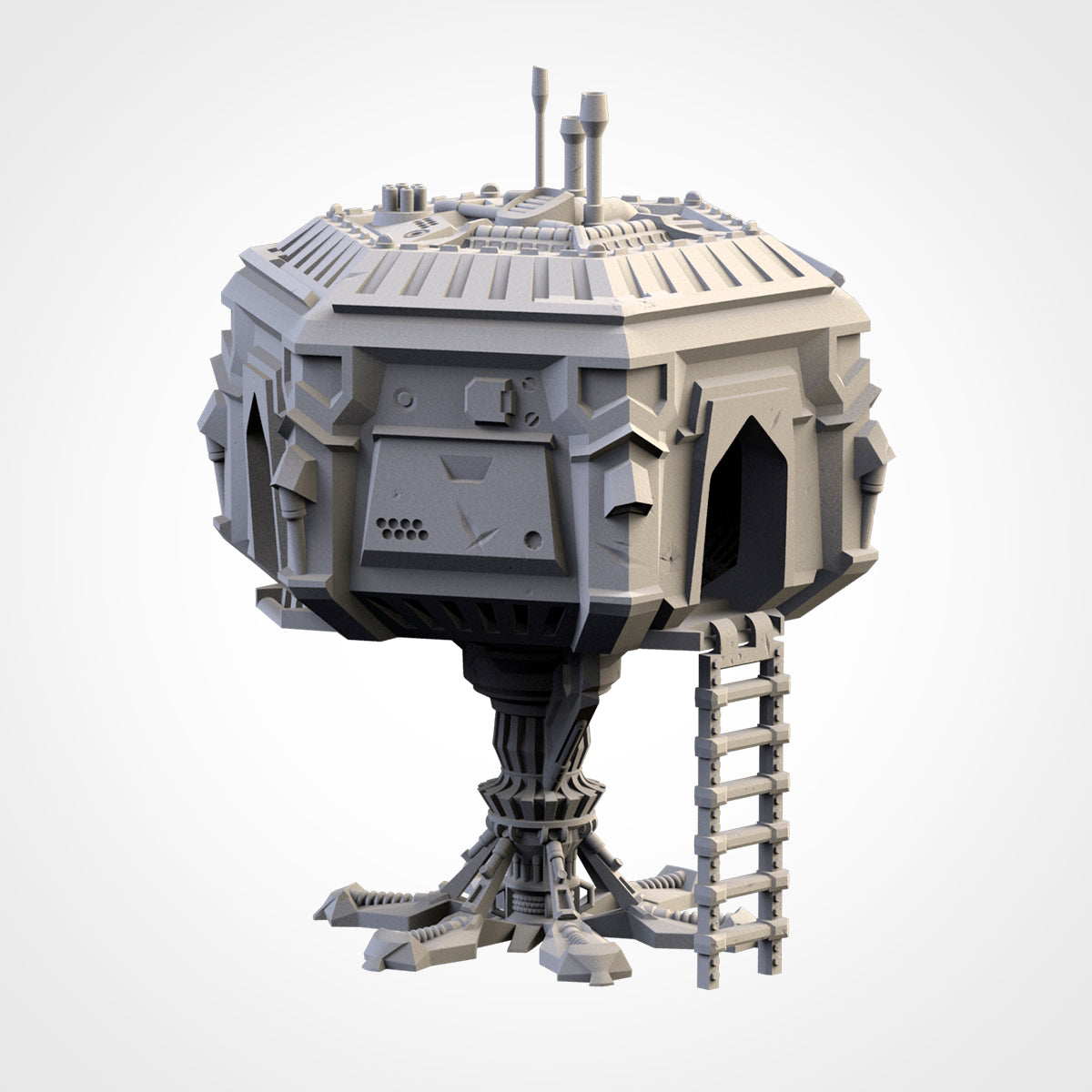 SciFi Desert City – Modular Elevated Terrain for 28–32mm Games