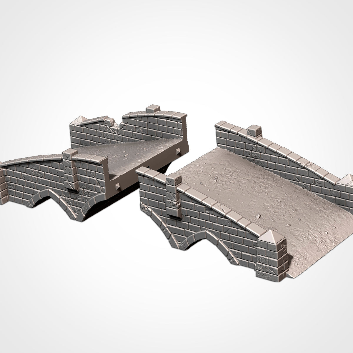 Medieval Bridges | 3D Printed Fantasy Terrain Set for 28–32mm Wargaming