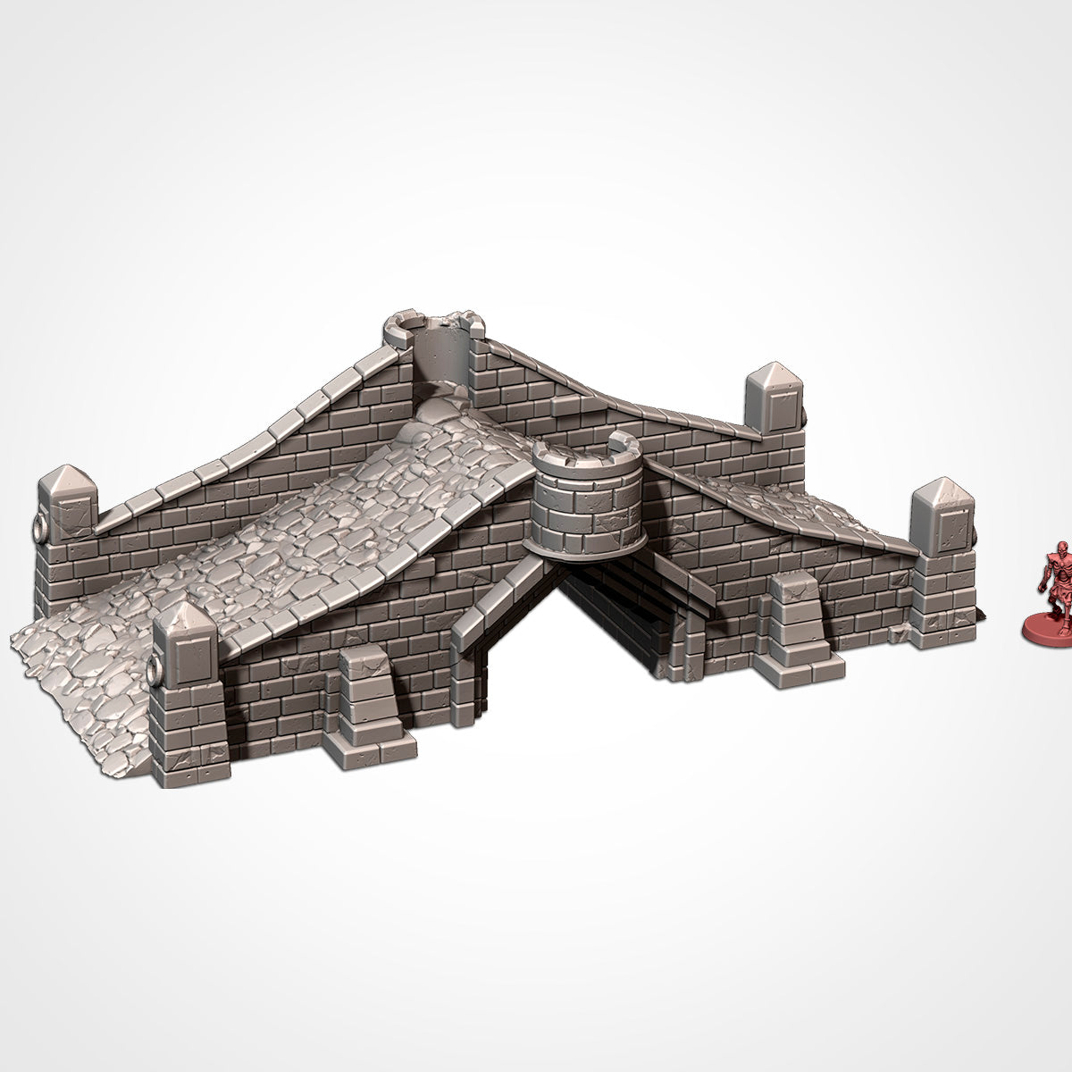 Medieval Bridges | 3D Printed Fantasy Terrain Set for 28–32mm Wargaming