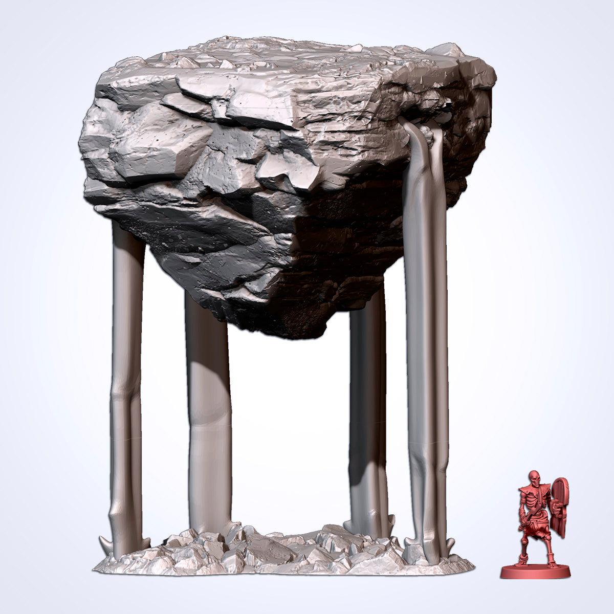 Floating Rocks – Modular Suspended Stone Platforms for 28–32mm Games