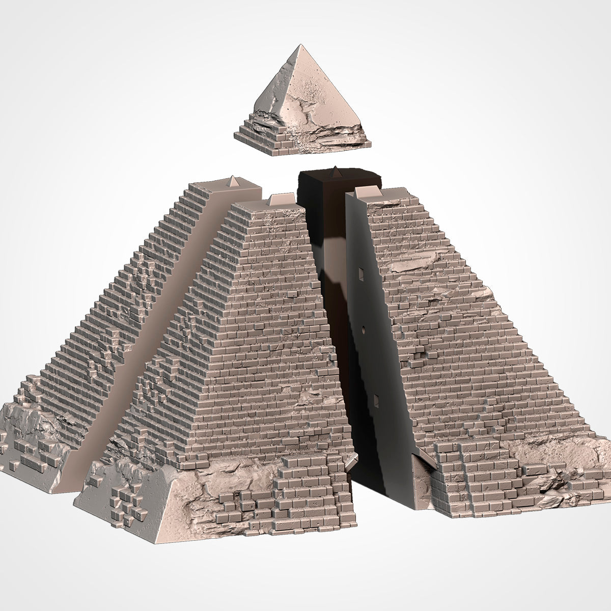 Egyptian Terrain – Pyramid, Sphinx, and Desert Set for 28–32mm Games