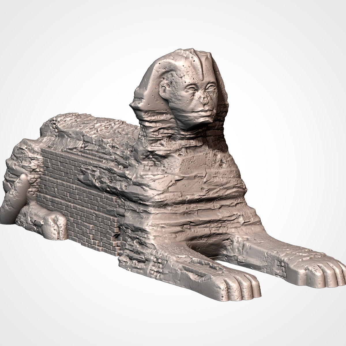 Egyptian Terrain – Pyramid, Sphinx, and Desert Set for 28–32mm Games