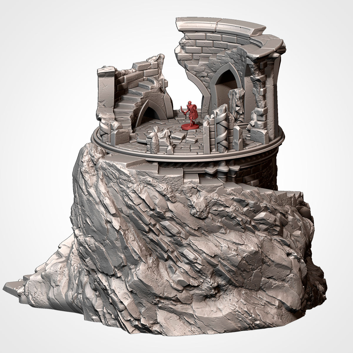 Ruins on the Mountain – Cliffside Fantasy Terrain for 28–32mm Games