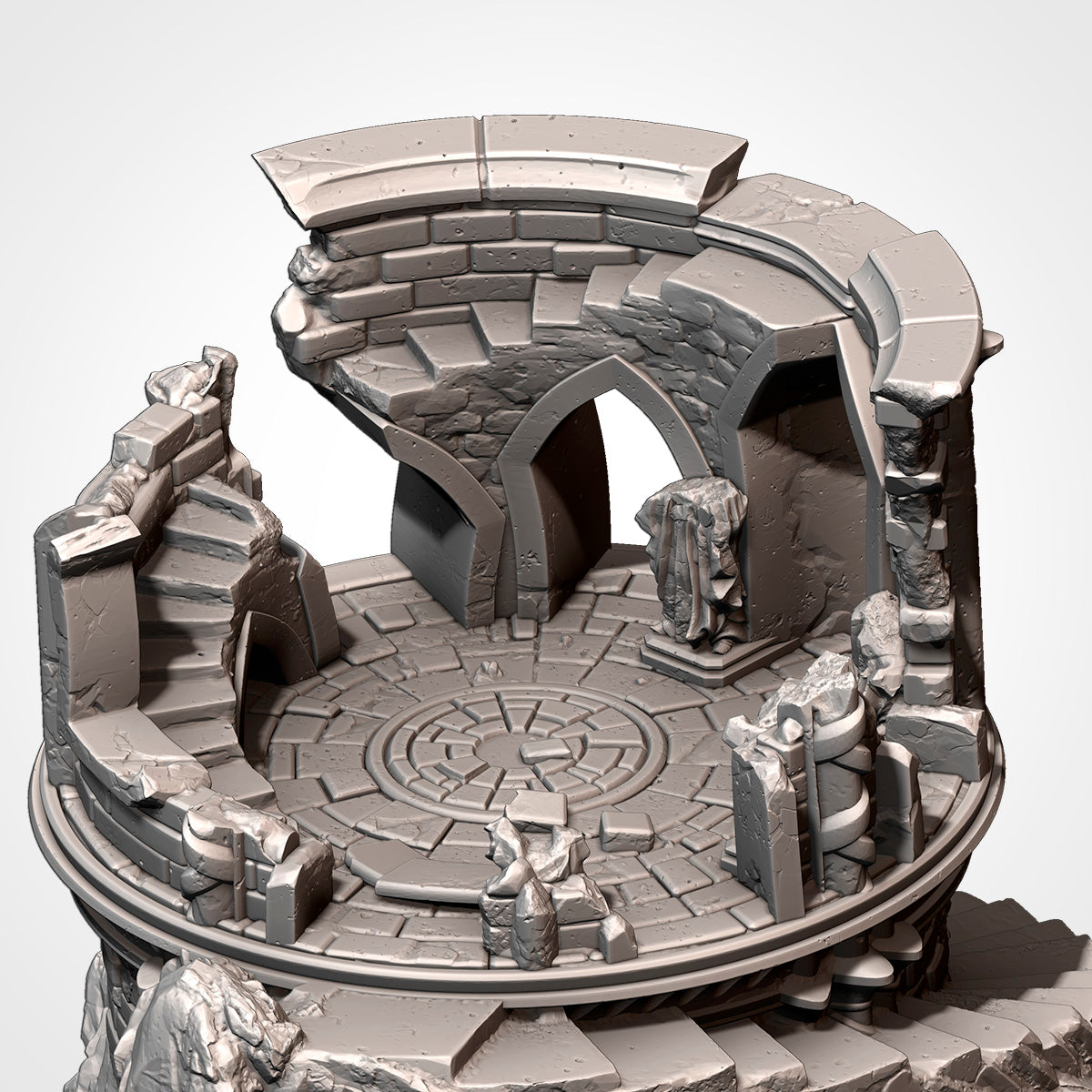 Ruins on the Mountain – Cliffside Fantasy Terrain for 28–32mm Games