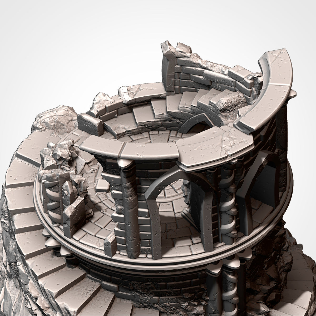 Ruins on the Mountain – Cliffside Fantasy Terrain for 28–32mm Games