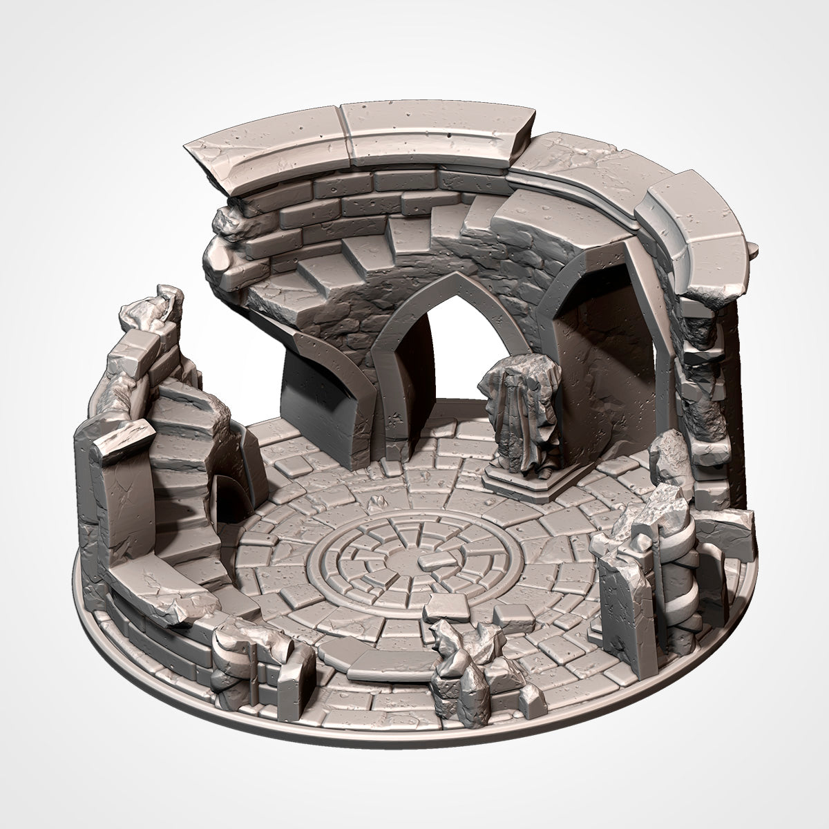 Ruins on the Mountain – Cliffside Fantasy Terrain for 28–32mm Games