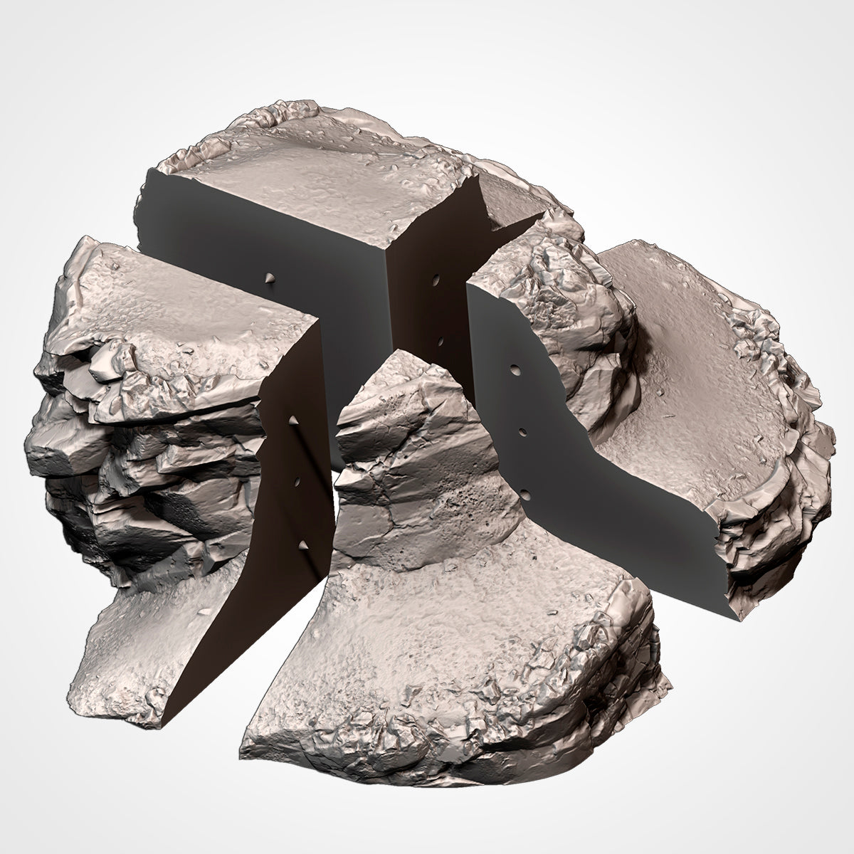Modern Hills | 3D Printed Tactical Terrain for 28–32mm Wargaming