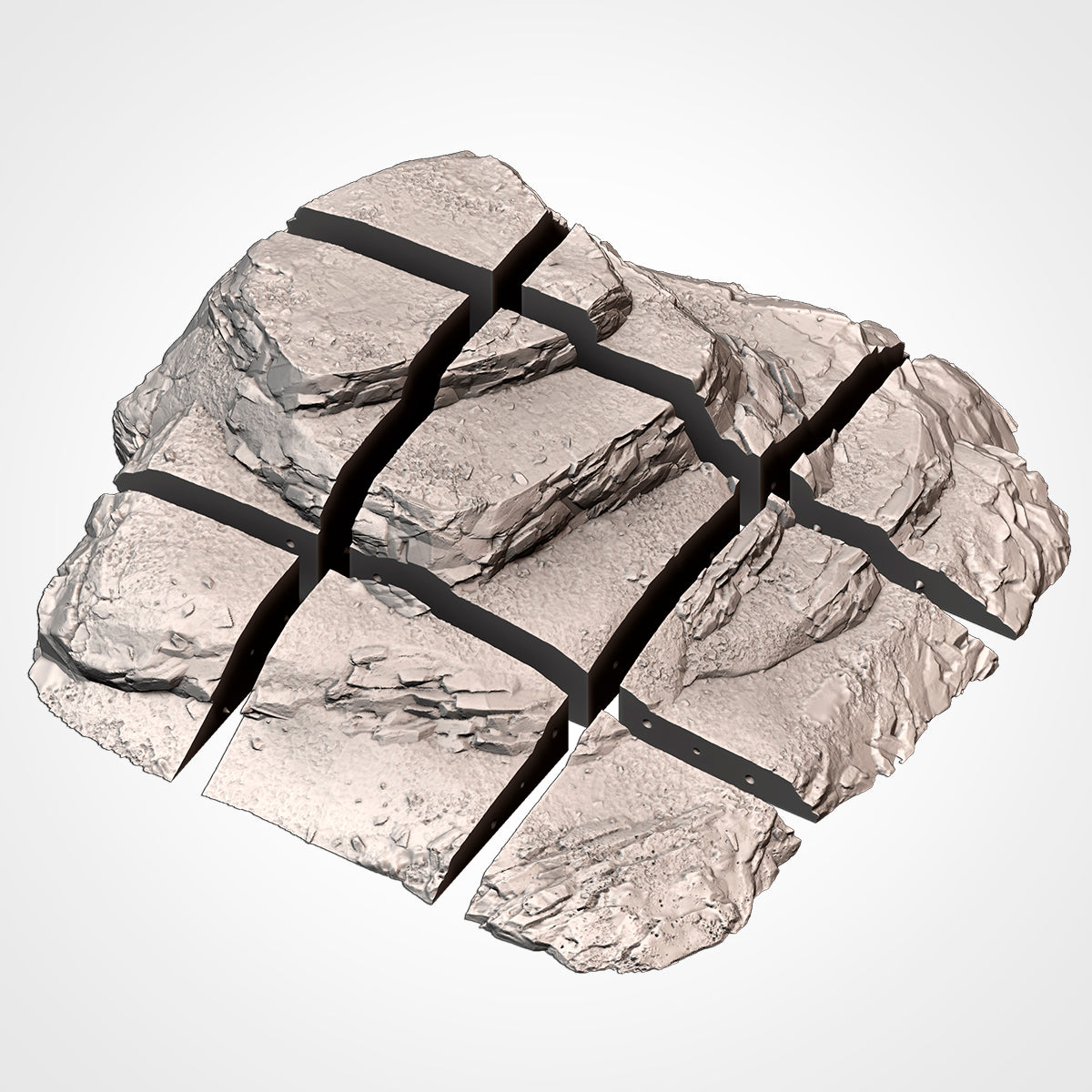 Modern Hills | 3D Printed Tactical Terrain for 28–32mm Wargaming