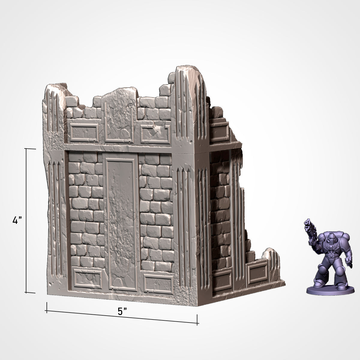 City Ruins – GW-Style (Old) Modular Terrain for 28–32mm Games