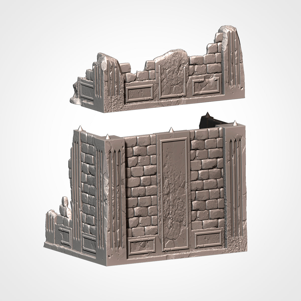 City Ruins – GW-Style (Old) Modular Terrain for 28–32mm Games