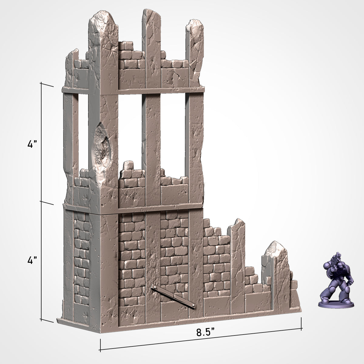City Ruins – GW-Style (Old) Modular Terrain for 28–32mm Games