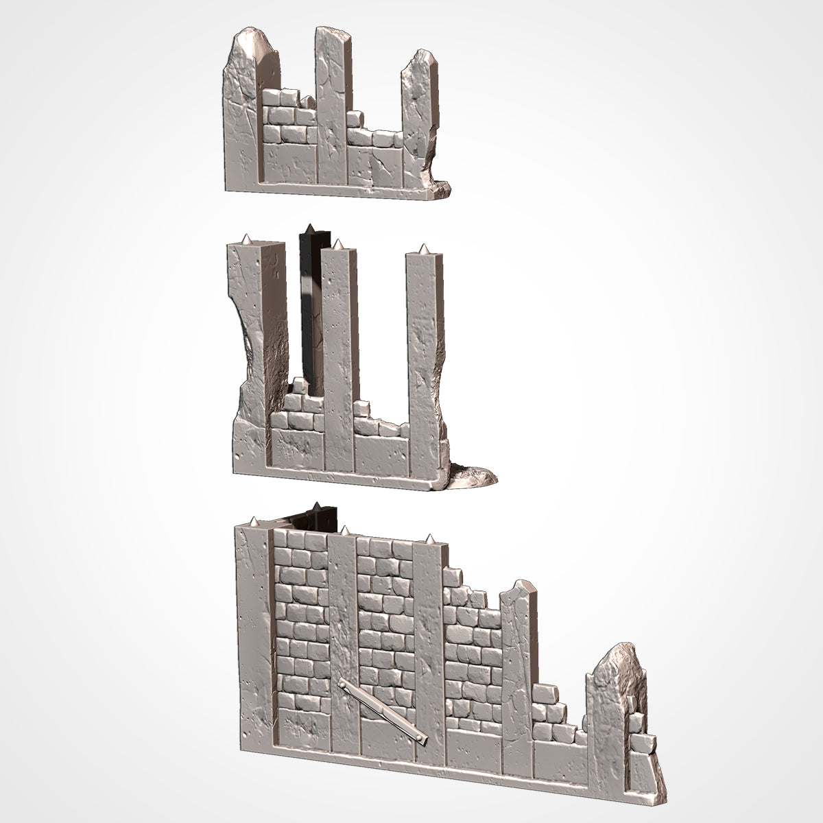 City Ruins – GW-Style (Old) Modular Terrain for 28–32mm Games