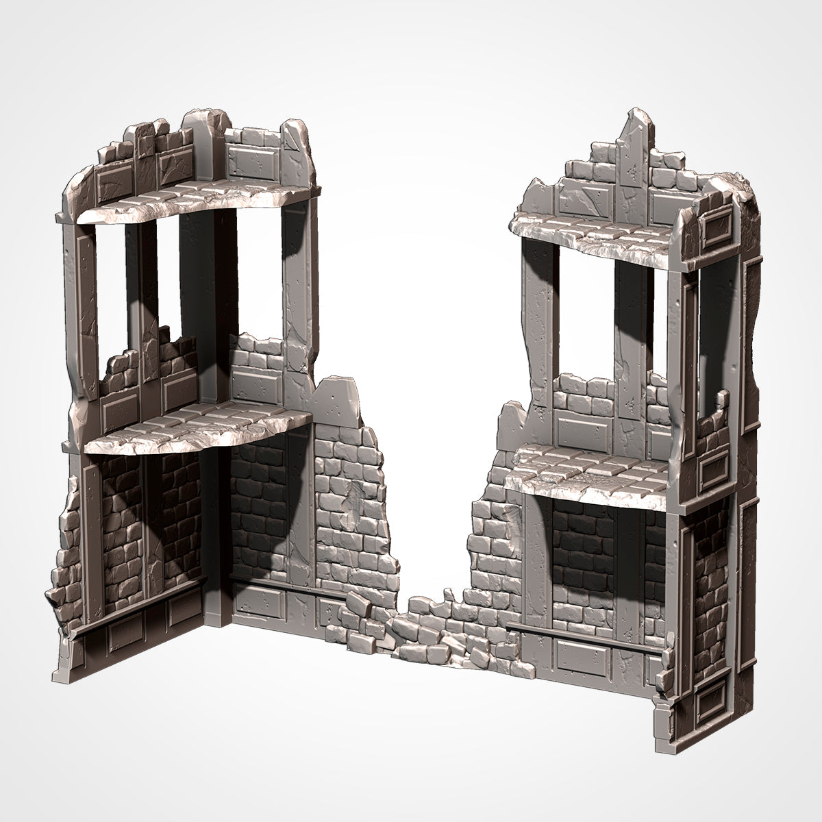 City Ruins – GW-Style (Old) Modular Terrain for 28–32mm Games