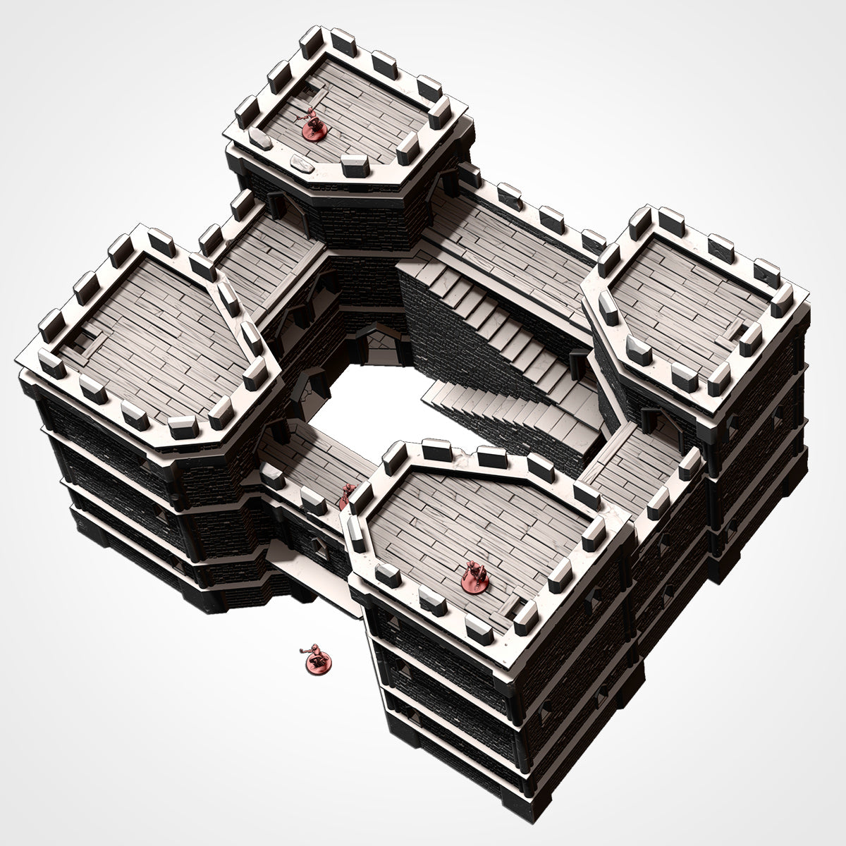 Castle Stronghold – 3D Printed Fortress Terrain for 28–32mm Games
