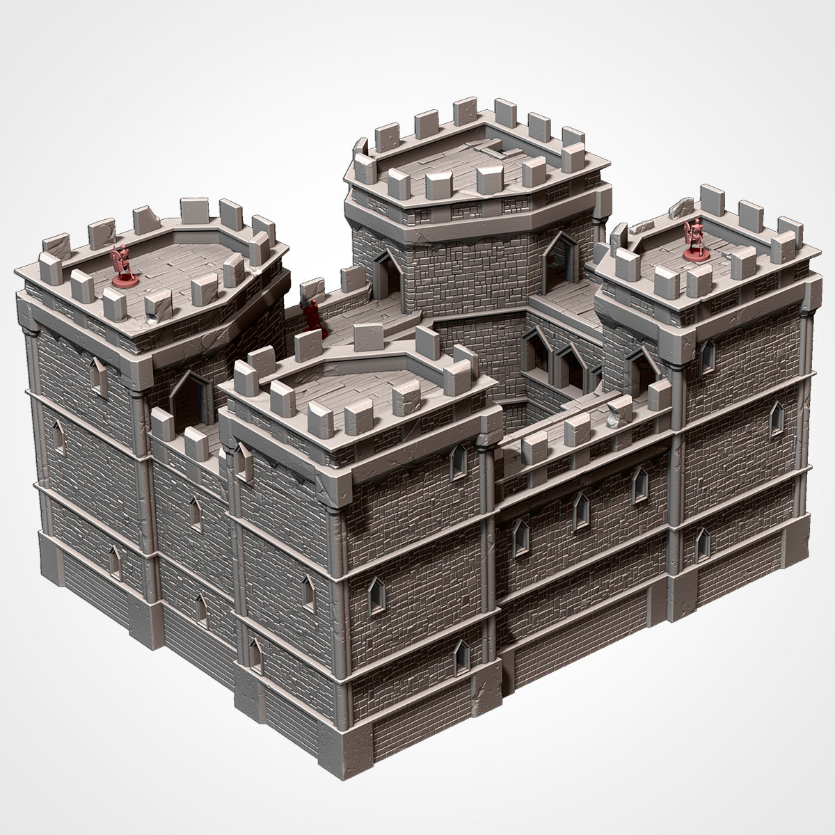 Castle Stronghold – 3D Printed Fortress Terrain for 28–32mm Games
