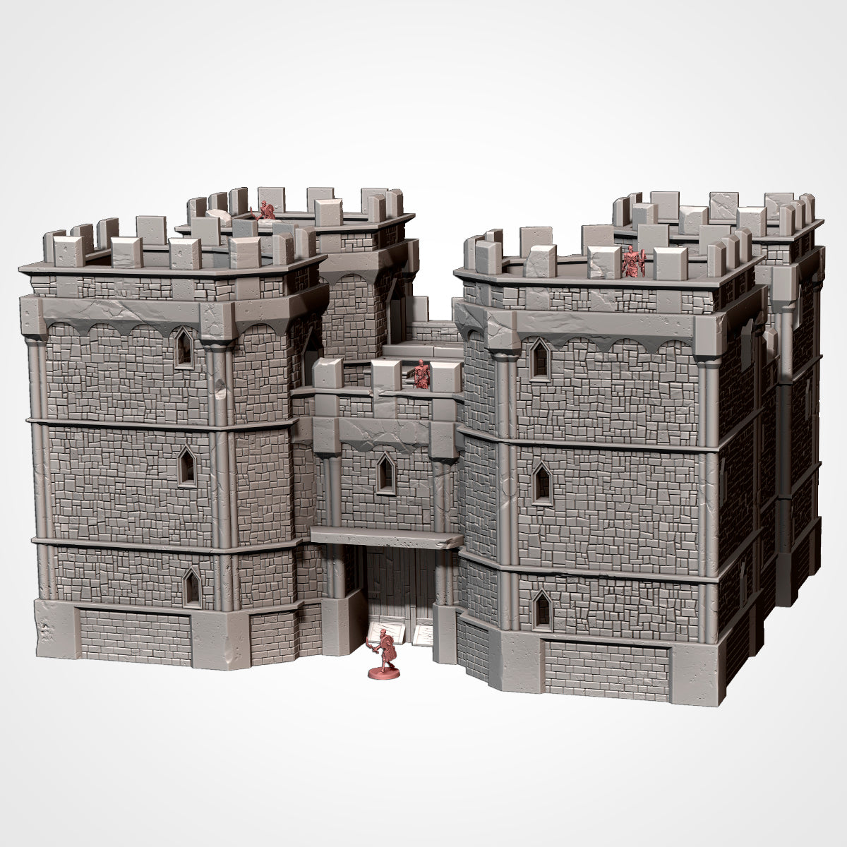 Castle Stronghold – 3D Printed Fortress Terrain for 28–32mm Games