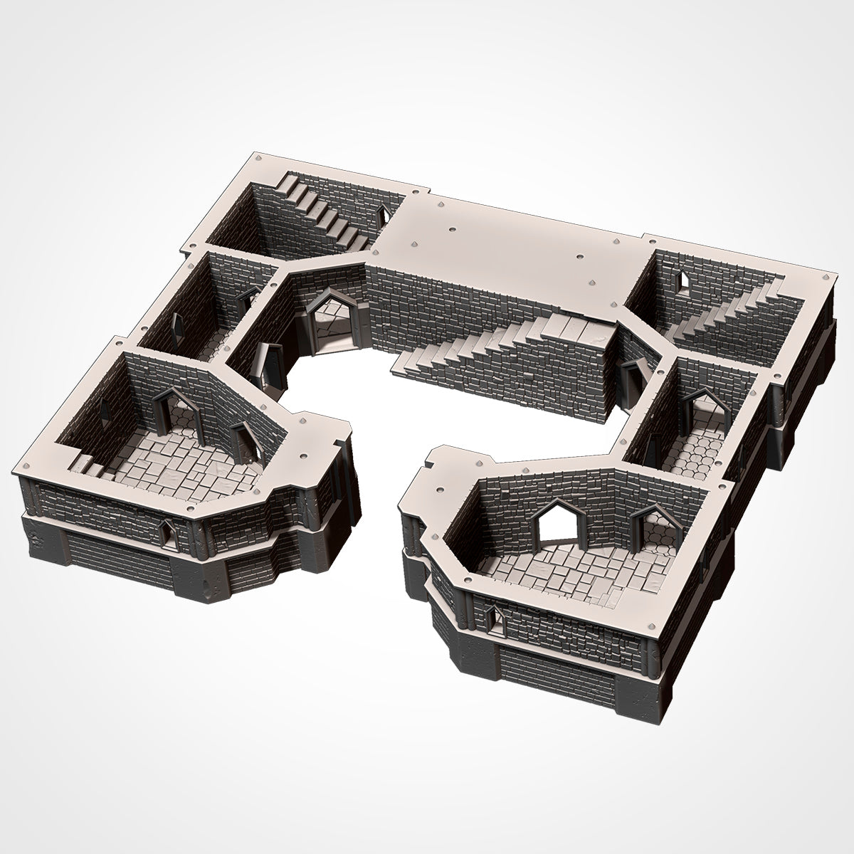 Castle Stronghold – 3D Printed Fortress Terrain for 28–32mm Games