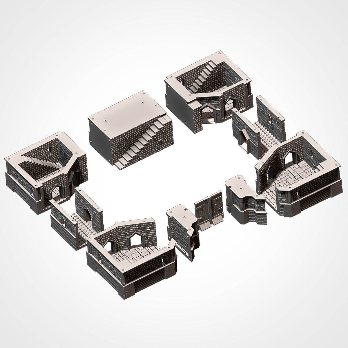 Castle Stronghold – 3D Printed Fortress Terrain for 28–32mm Games