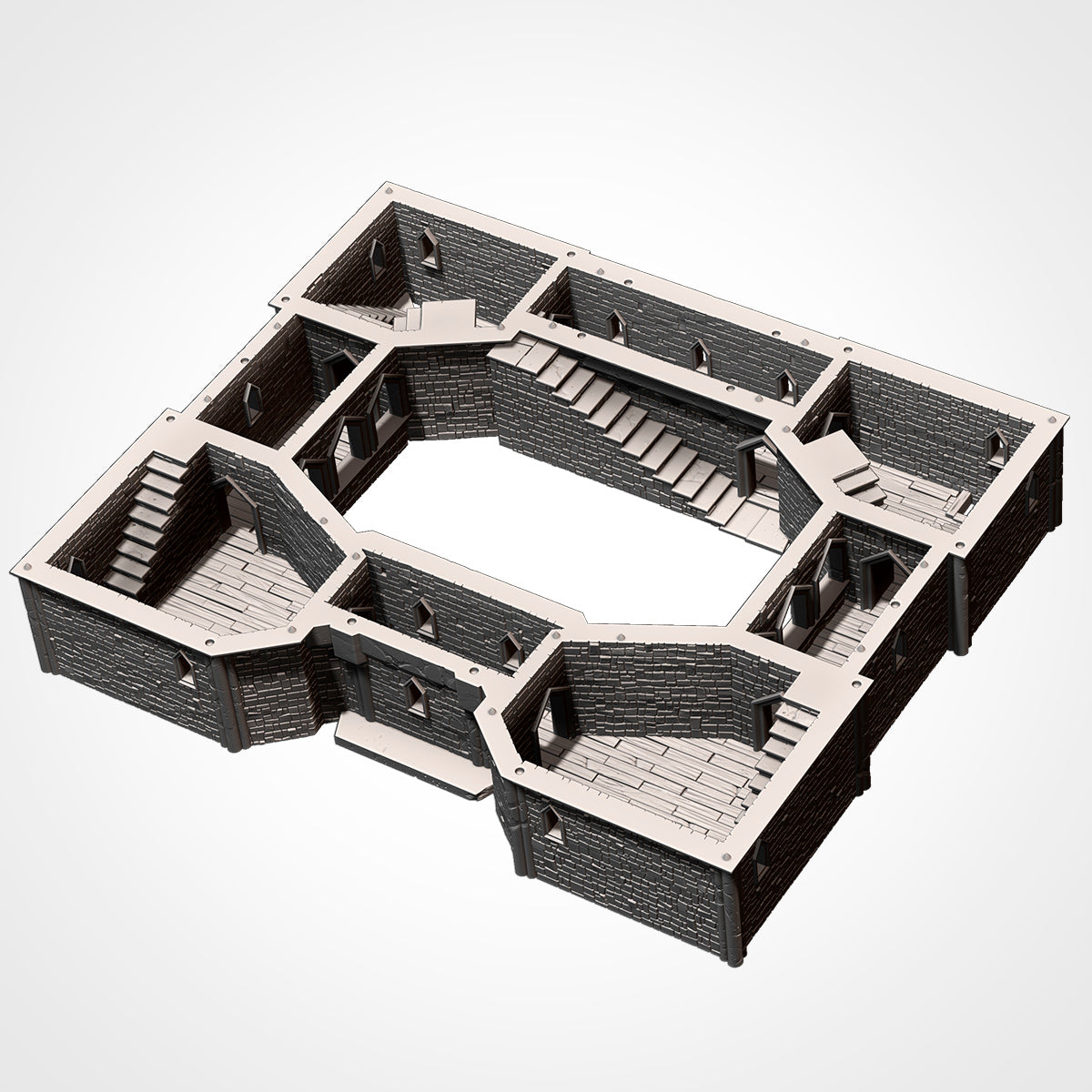 Castle Stronghold – 3D Printed Fortress Terrain for 28–32mm Games