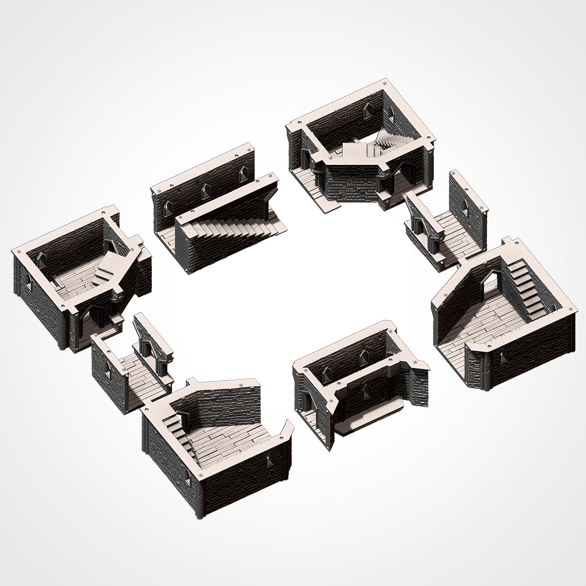 Castle Stronghold – 3D Printed Fortress Terrain for 28–32mm Games