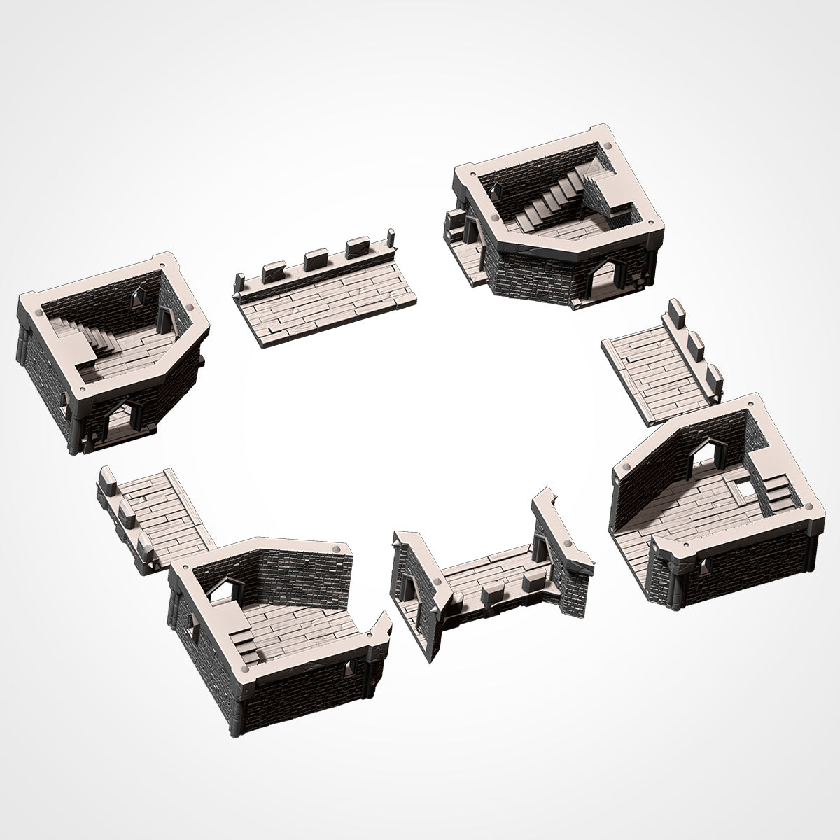 Castle Stronghold – 3D Printed Fortress Terrain for 28–32mm Games