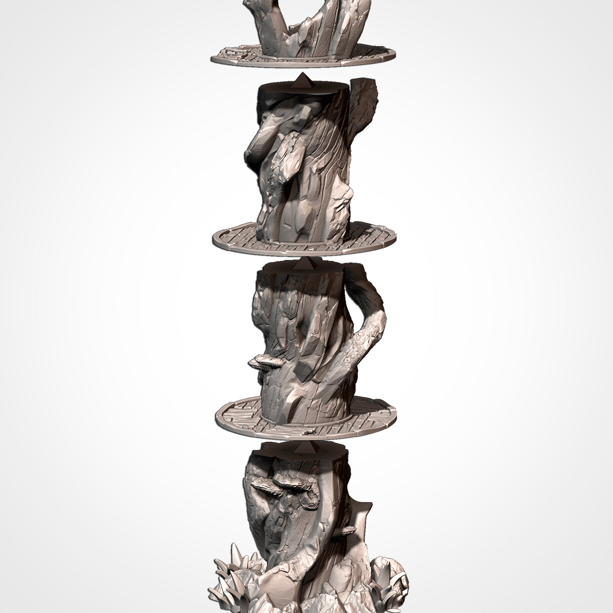 Modular Giant Trees – Elevated Jungle Terrain for 28–32mm Wargaming (Contact for Pricing)